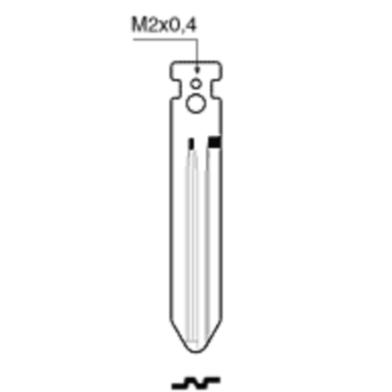CLE INSERT TRANSPONDER NISSAN NSN14T_20Y