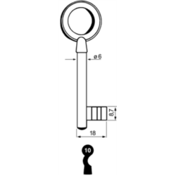CLE A CHIFFRE              L72 SES925-10