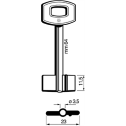 CLÉ DOUBLE PANNETON SF_20