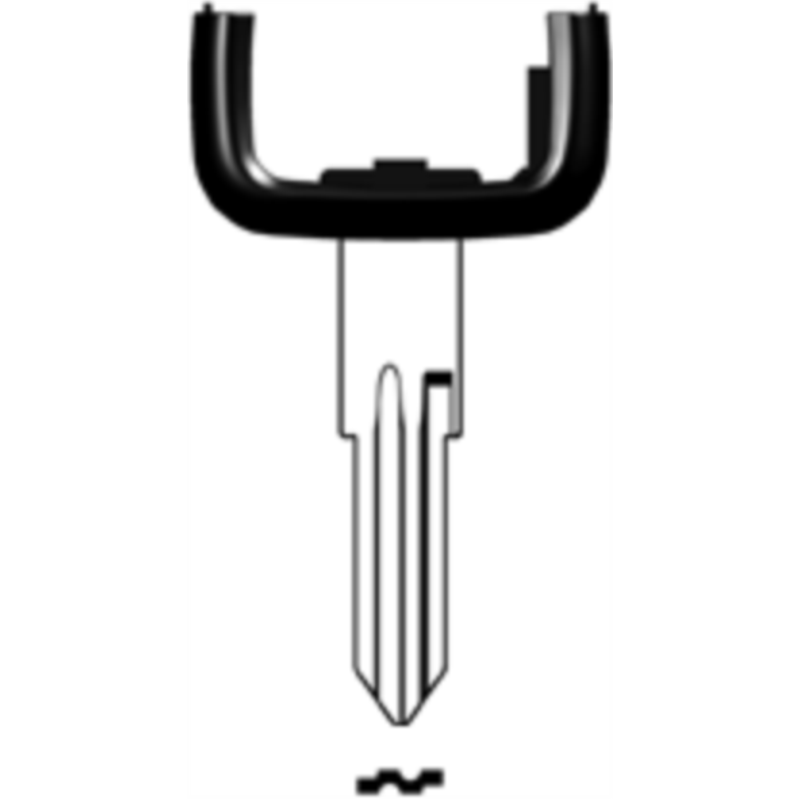 CLÉ TRANSPONDEUR LAITON HU46AT12_20