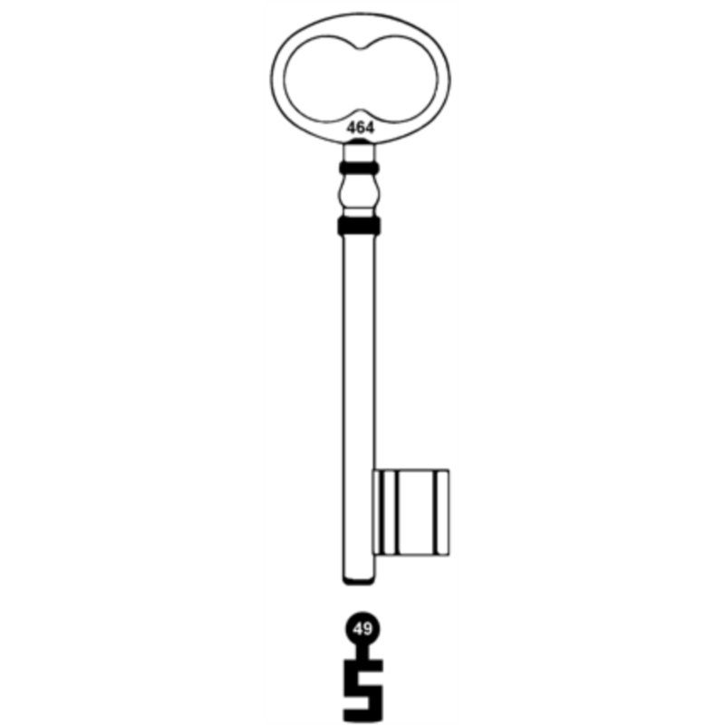 CLE A CHIFFRE             L120 DE715-49
