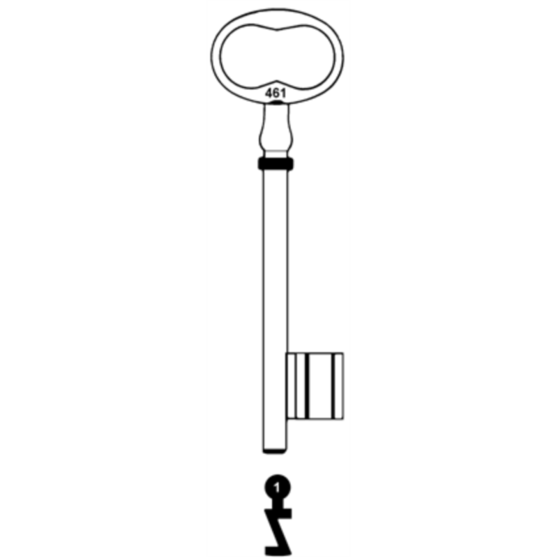 CLE A CHIFFRE             L120 DE735-1