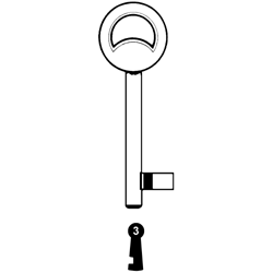 CLE A CHIFFRE              L67 DE920-3