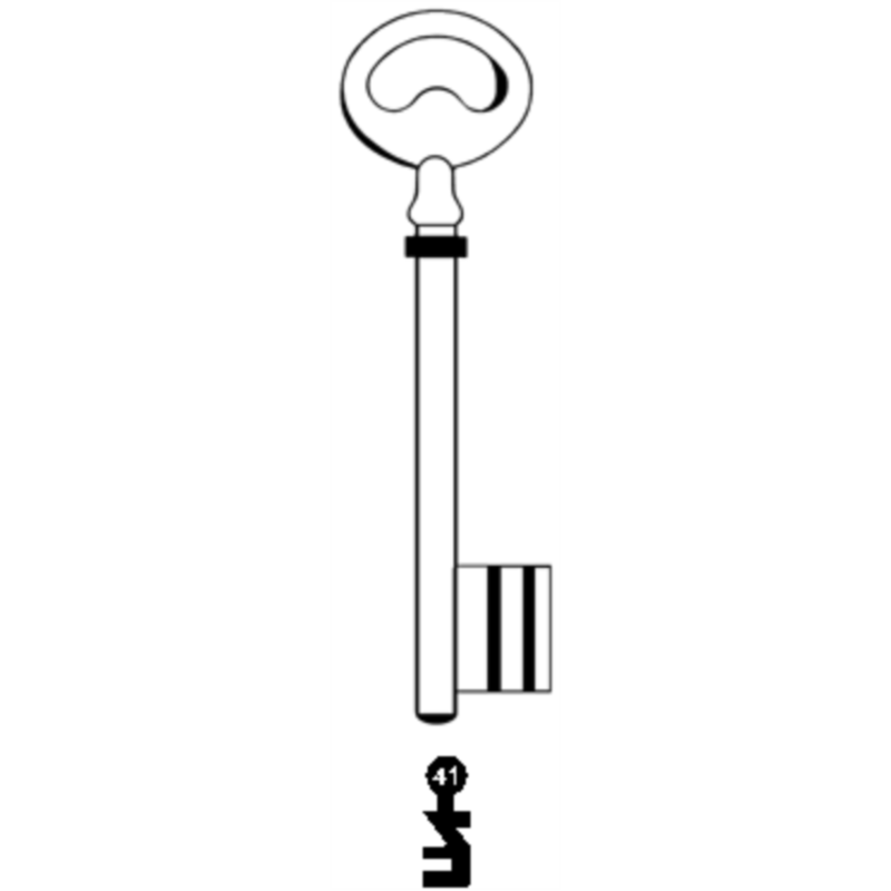 CLE PICARDIE L 105 FONTE N41 PCE605F-41