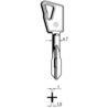 CLÉ CRUCIFORME XM2_30