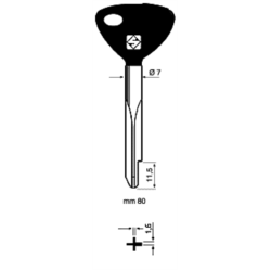 CLÉ CRUCIFORME DESIGN XY4P_3K