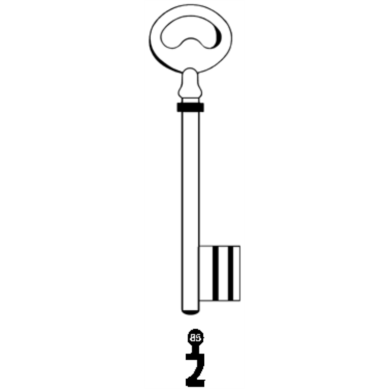 CLE PICARDIE L 105 FONTE N85 PCE605F-85