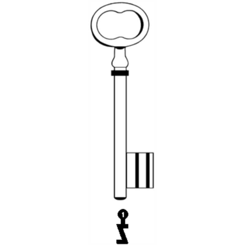 CLE PICARDIE L 110 FONTE N 1 PCE610F-1