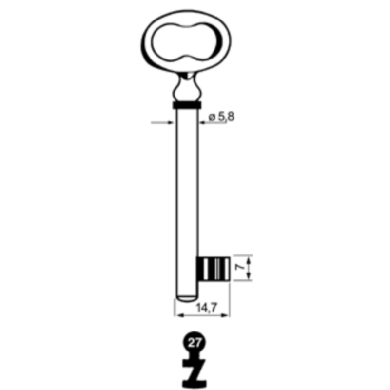 CLE A CHIFFRE              L82 SLR915-27