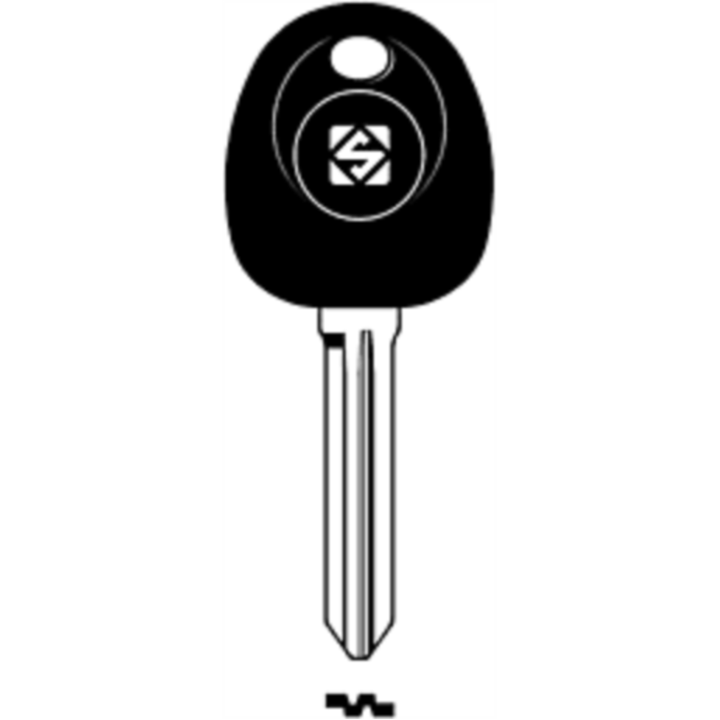 CLÉ TRANSPONDEUR LAITON HYN14RT14_20