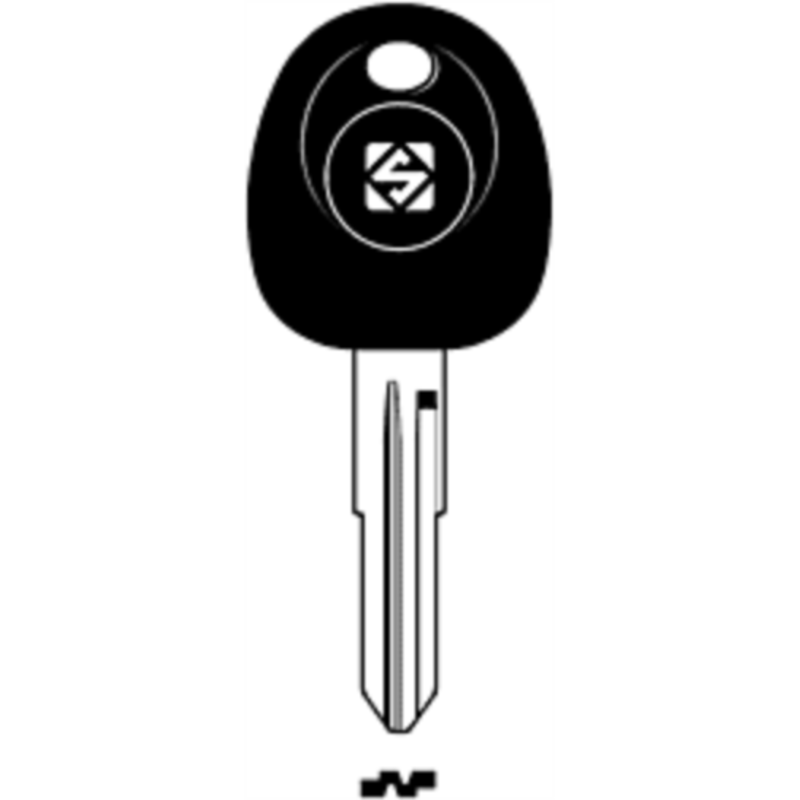 CLÉ TRANSPONDEUR LAITON HYN15T14_20