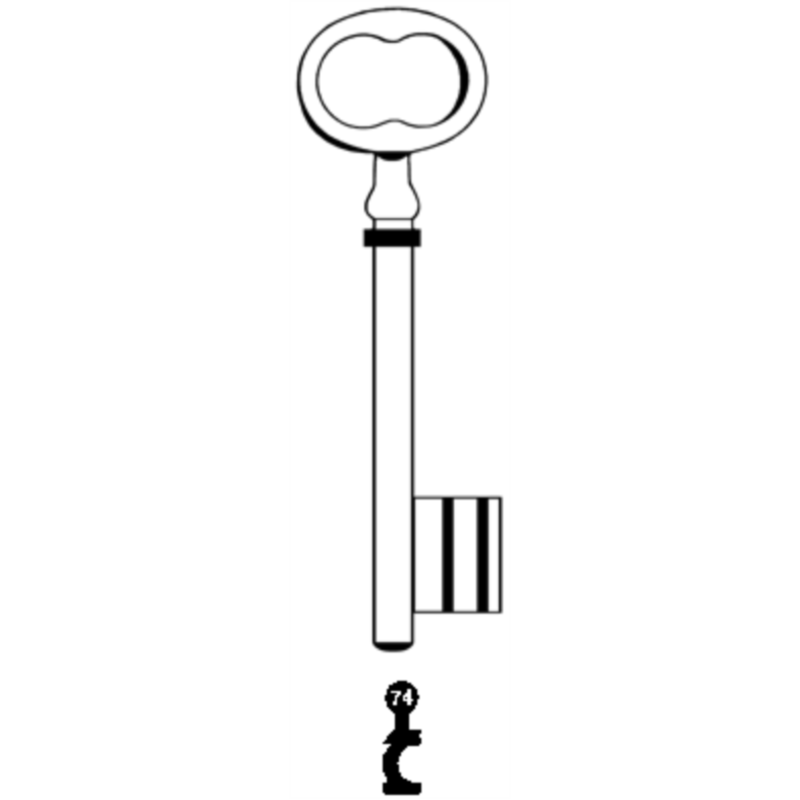 CLE PICARDIE L 110 FONTE N74 PCE610F-74