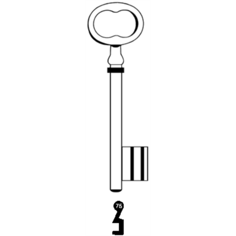 CLE PICARDIE L 110 FONTE N75 PCE610F-75