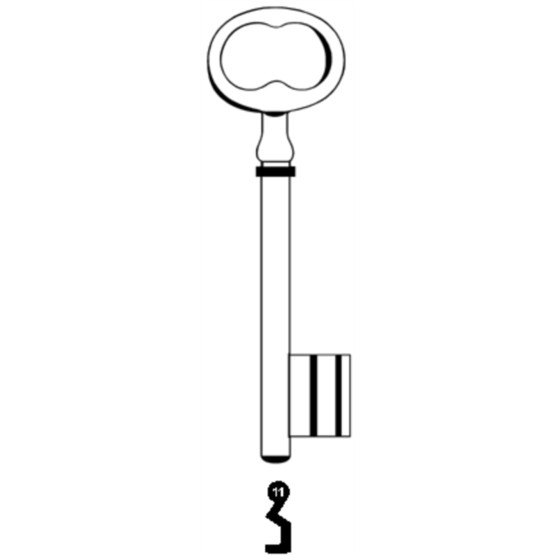 CLE PICARDIE L 120 FONTE N11 PCE620F-11