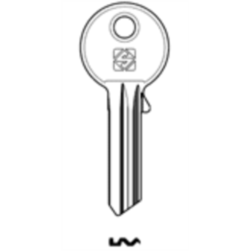 CLÉ LAITON POLI SPU1R_20B