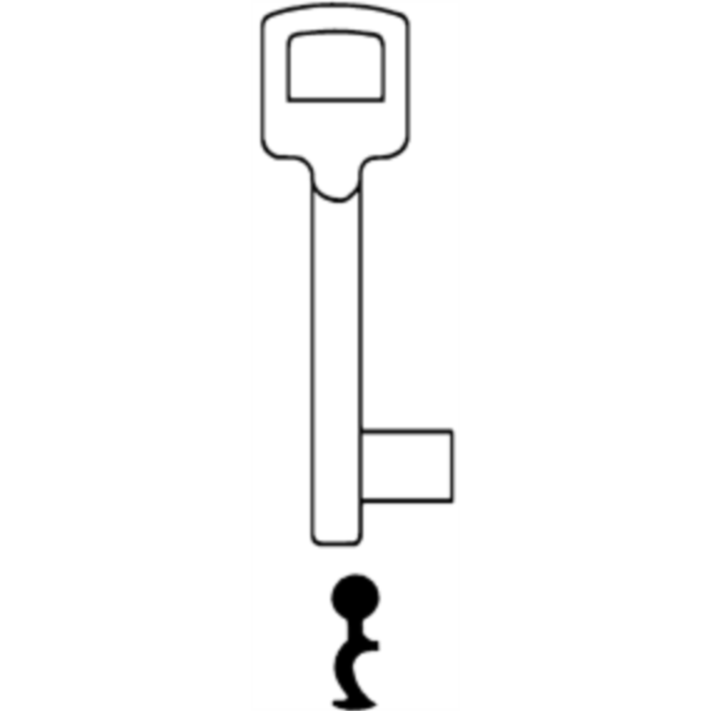 CLE A CHIFFRE TYPE WILKA CEE222-25