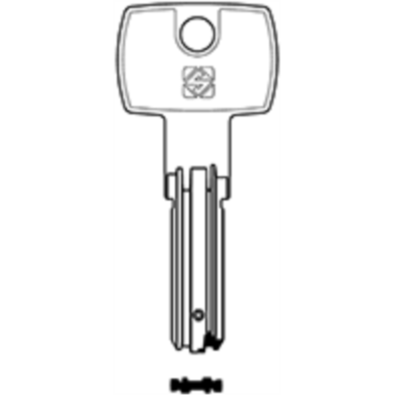 CLÉ MAILLECHORT DM145_40