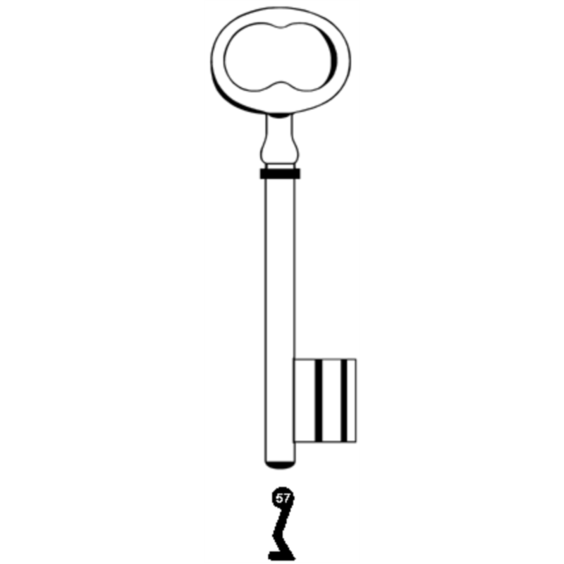 CLE PICARDIE L 120 FONTE N57 PCE620F-57
