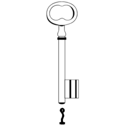 CLE PICARDIE L 120 FONTE N 7 PCE620F-7
