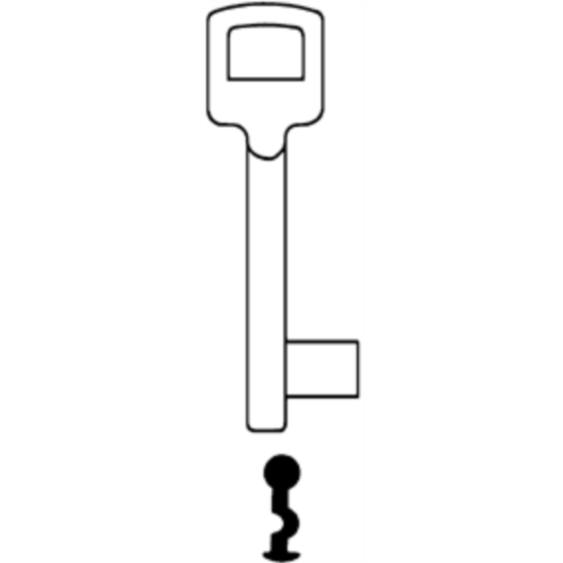 CLE A CHIFFRE TYPE WILKA CEE222-46