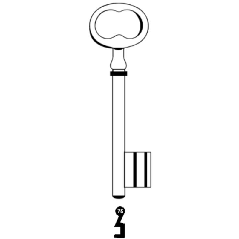 CLE PICARDIE L 120 FONTE N75 PCE620F-75