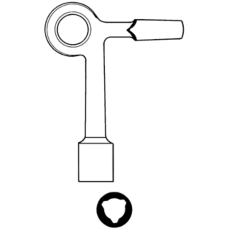 CLE MIXTE BATTEUSE EDF-GDF CEG520