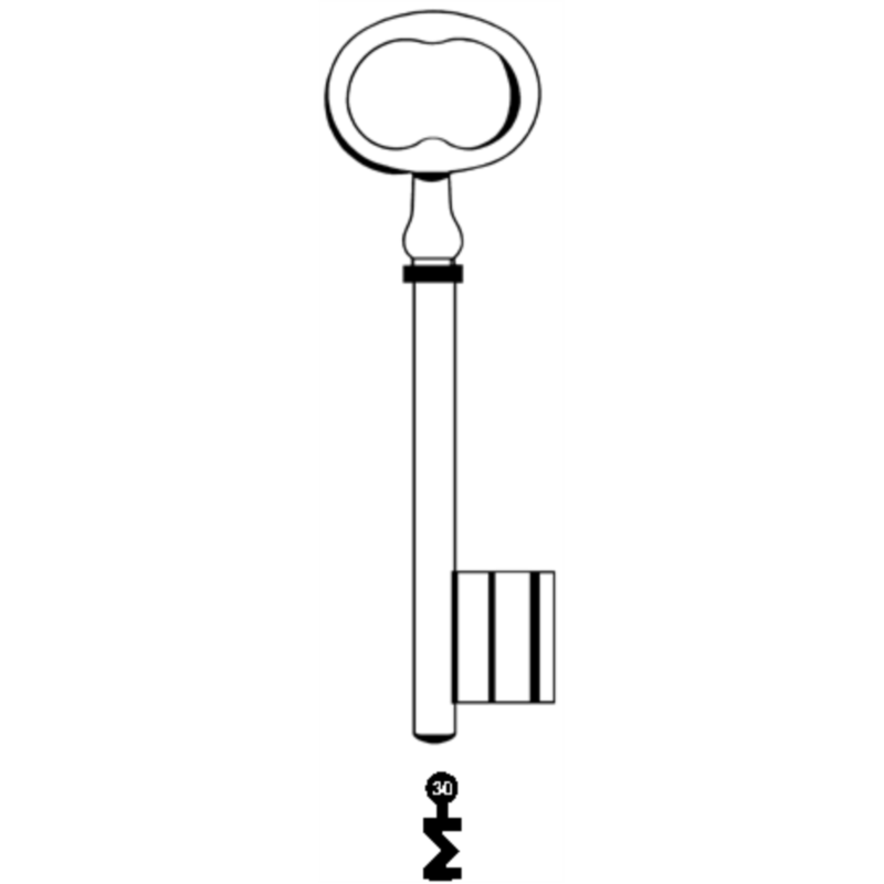 CLE PICARDIE L 130 FONTE N30 PCE630F-30