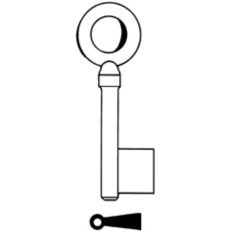 CLE DE COFFRE TYPE-FICHET- CFS511