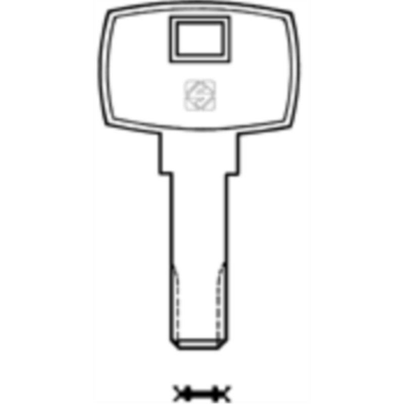 CLÉ MAILLECHORT DM22TVP_40