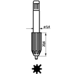 CLES COFFRES MONOPOLE EMBOUT CFS-EMB4