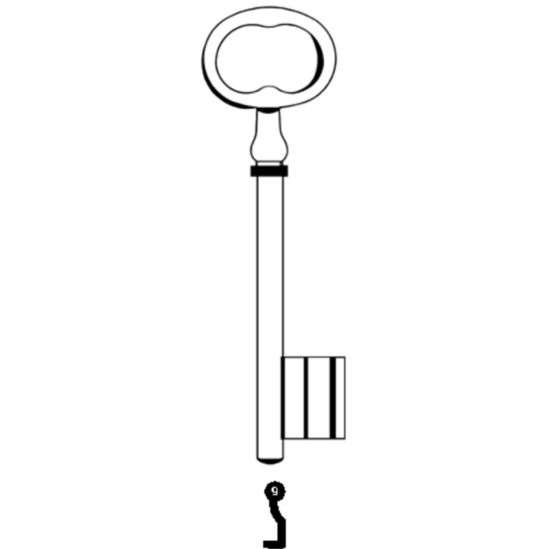 CLE PICARDIE L 130 FONTE N 9 PCE630F-9
