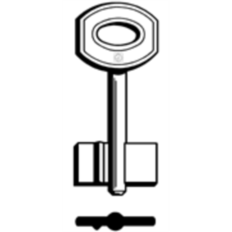 CLÉ DOUBLE PANNETON JW20_20