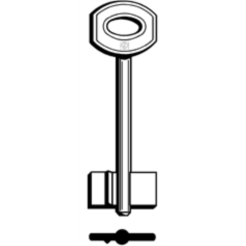 CLÉ DOUBLE PANNETON JW40_20