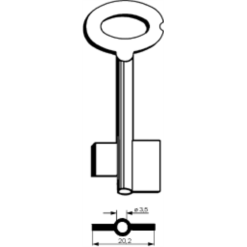 EBAUCHE POUR SER.VARY LAITON 7 CFSM609