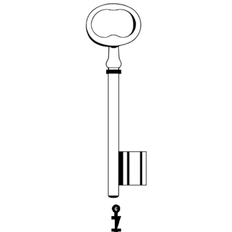 CLE PICARDIE L 140 FONTE N 6 PCE640F-6