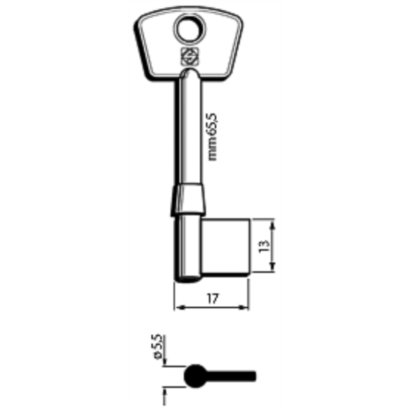CLÉ DOUBLE PANNETON CHC_20