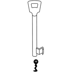 CLÉ FONTE 10NFHL_80