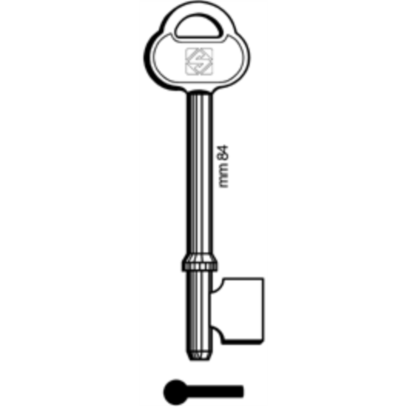 CLÉ SOUDÉ ZINGUÉ 2AS5_30K 2AS5_30K