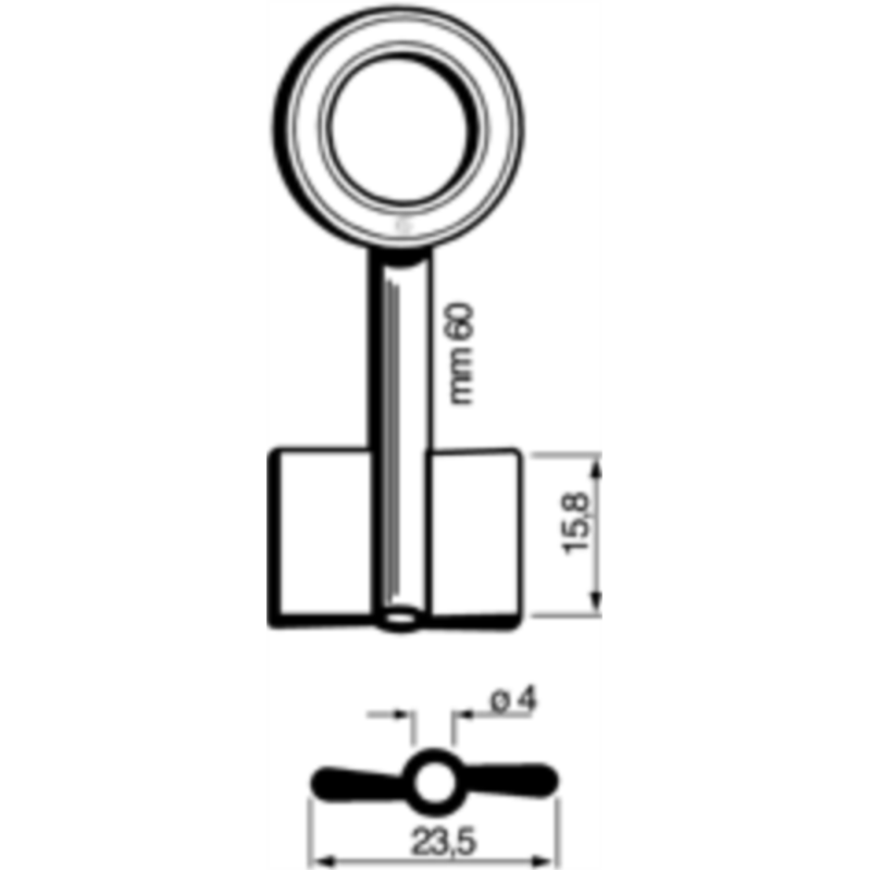 CLÉ DOUBLE PANNETON PFF_20