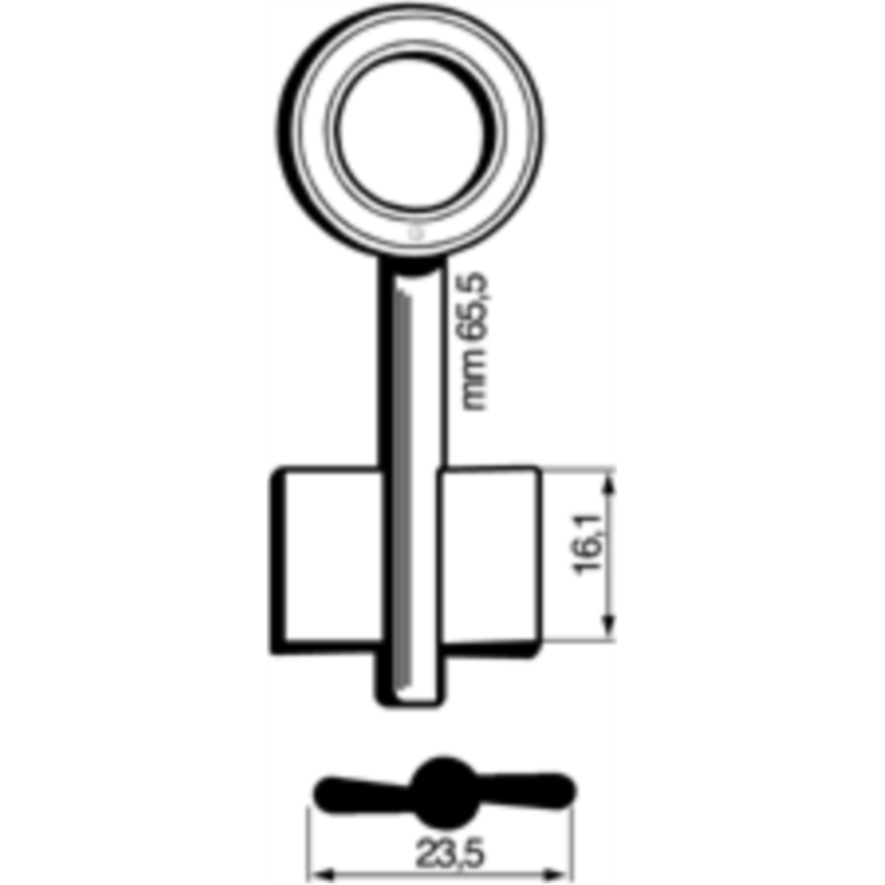 CLÉ DOUBLE PANNETON PFM_20