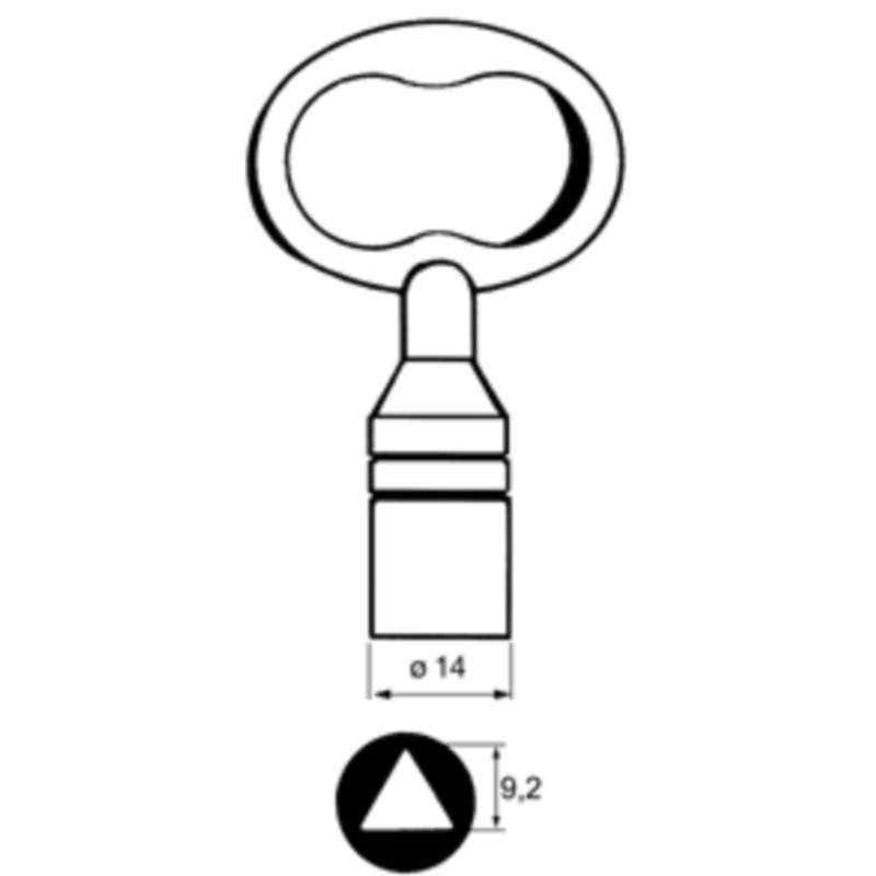 CLE CREMONE A TRIANGLE 9 CMT504