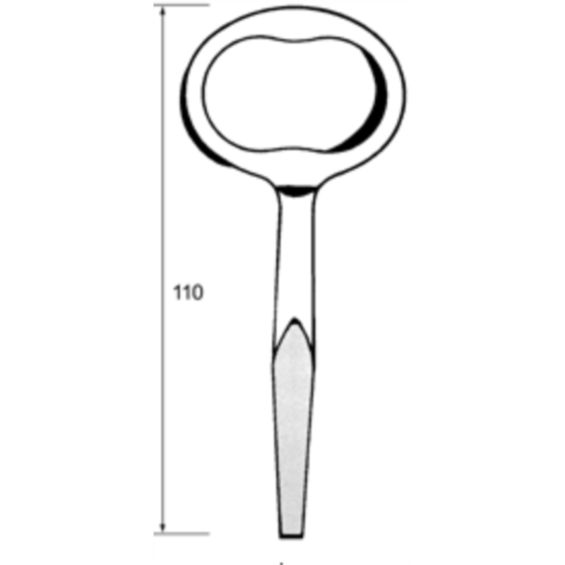 CLE DE PORTIERE CON.6-10 CPT502