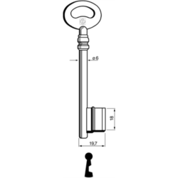 CLÉ À GORGES LAITON POLI PIC710L18_20B
