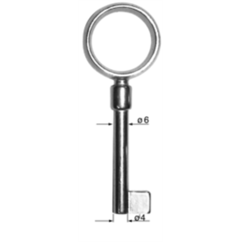 CLÉ POUR MEUBLES VIEIL OR 3F1042_20P