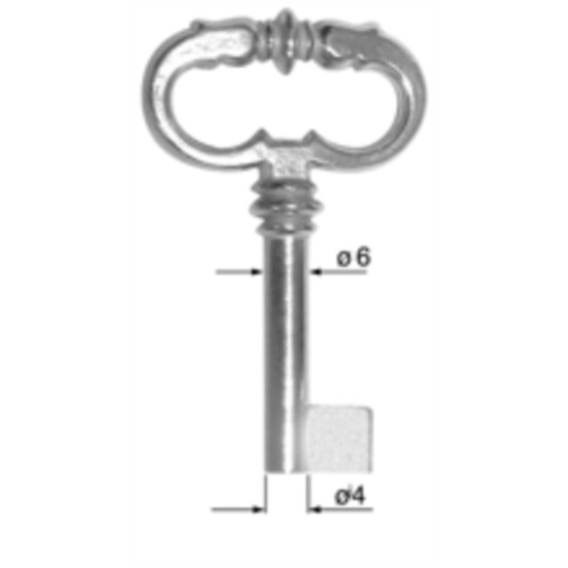 CLÉ POUR MEUBLES VIEIL OR 3F1232_20P