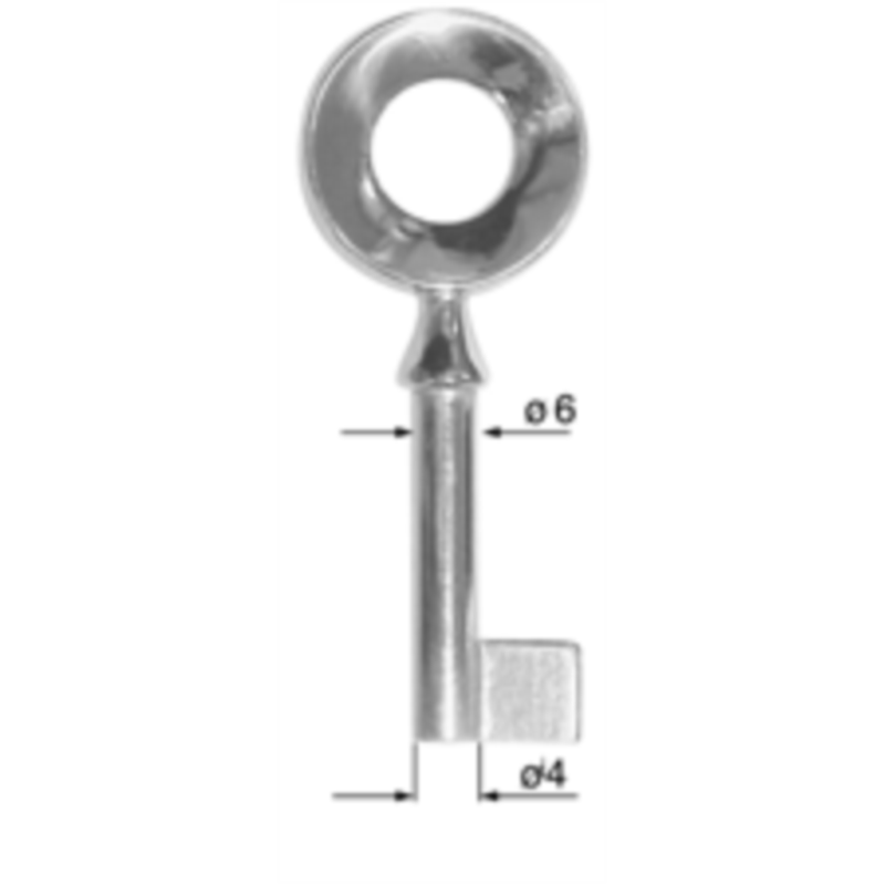 CLÉ POUR MEUBLES VIEIL OR 3F1530_20P