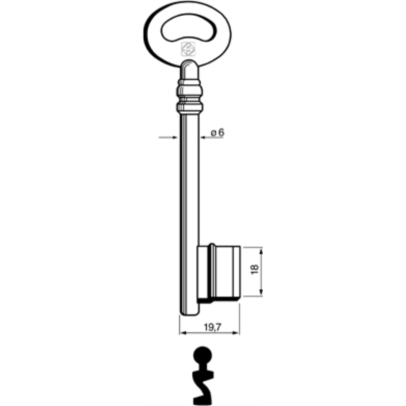 CLÉ À GORGES LAITON POLI PIC710L27_20B
