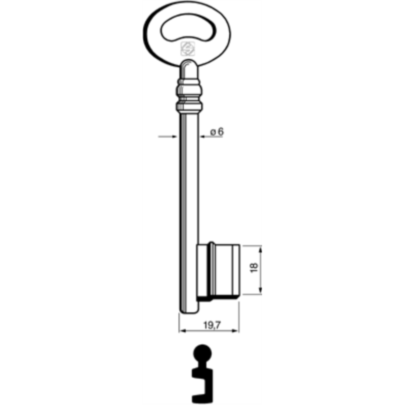 CLÉ À GORGES LAITON POLI PIC710L3_20B