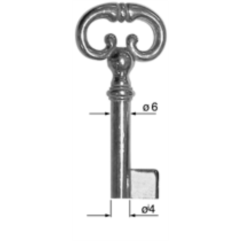 CLÉ POUR MEUBLES VIEIL OR 3F2630_20P