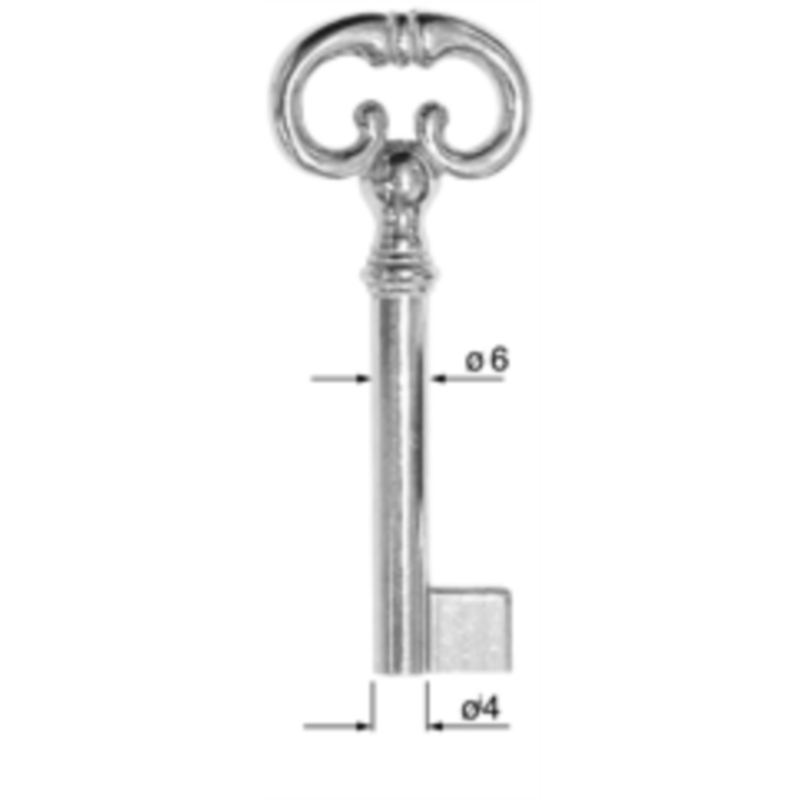 CLÉ POUR MEUBLES VIEIL OR 3F2640_20P